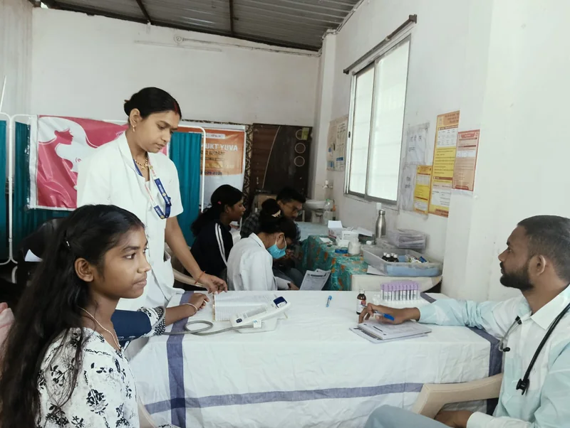 “मेरा स्वास्थ्य, मेरा गौरव”के तहत स्वास्थ्य जांच शिविर आयोजित